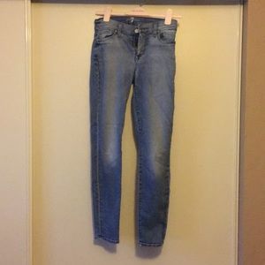 7 For All Mankind Skinny Jeans - Size 25